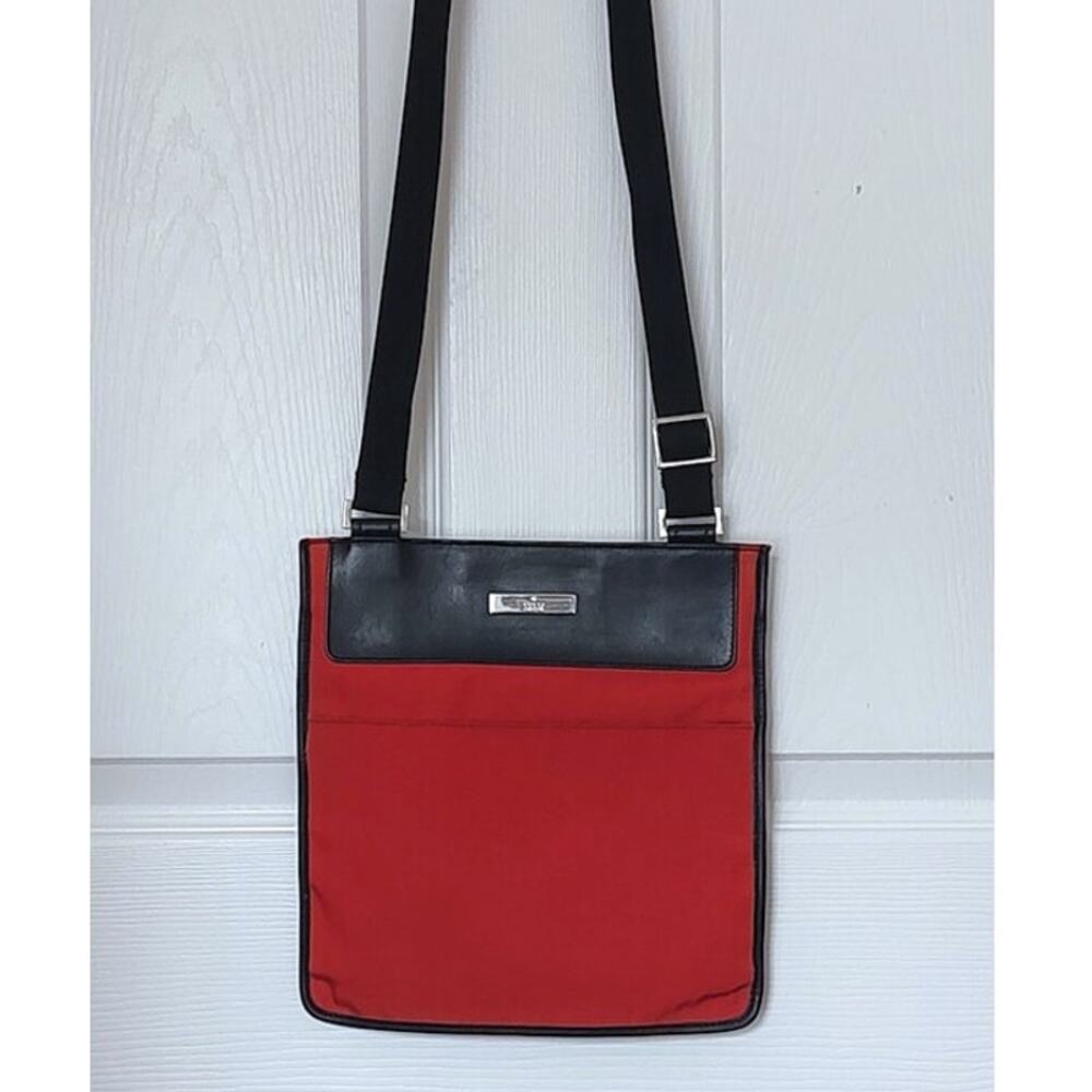 Gucci vintage canvas leather crossbody messenger bag EUC